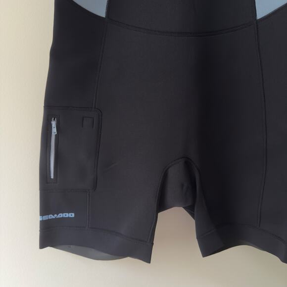 Sea-Doo Neoprene 3mm Exotic Shorty Wetsuit Element Proof Stretch Side Pocket NWT - Picture 8 of 16